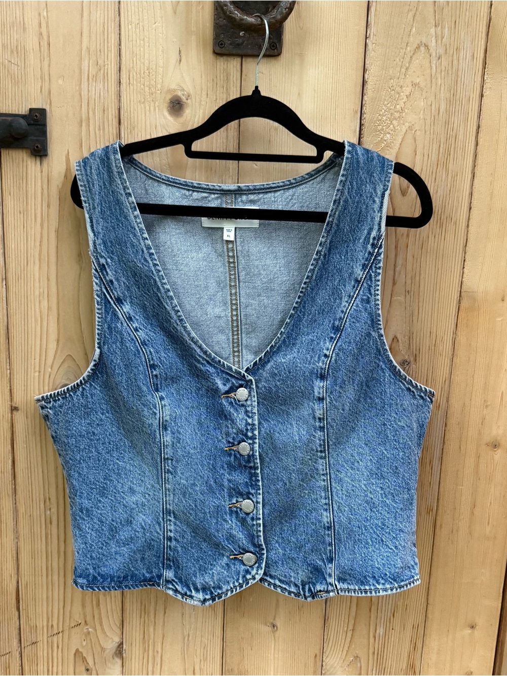 Artizia Denim Forum Women’s Vest - Light Blue Jean Denim Size XL